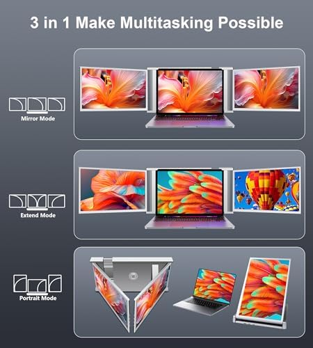 Dual Screen Extender for Laptop – Full HD, Portable and Practical