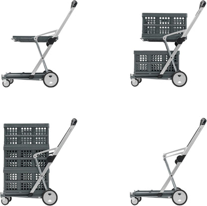 Portable Folding Shopping Cart + 5 Ecological Thermal Bags [FACTORY PRICE]