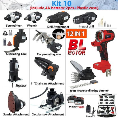 Electric Screwdriver Kit with Tools 12 in 1 – Ideal for Home Repairs and Maintenance