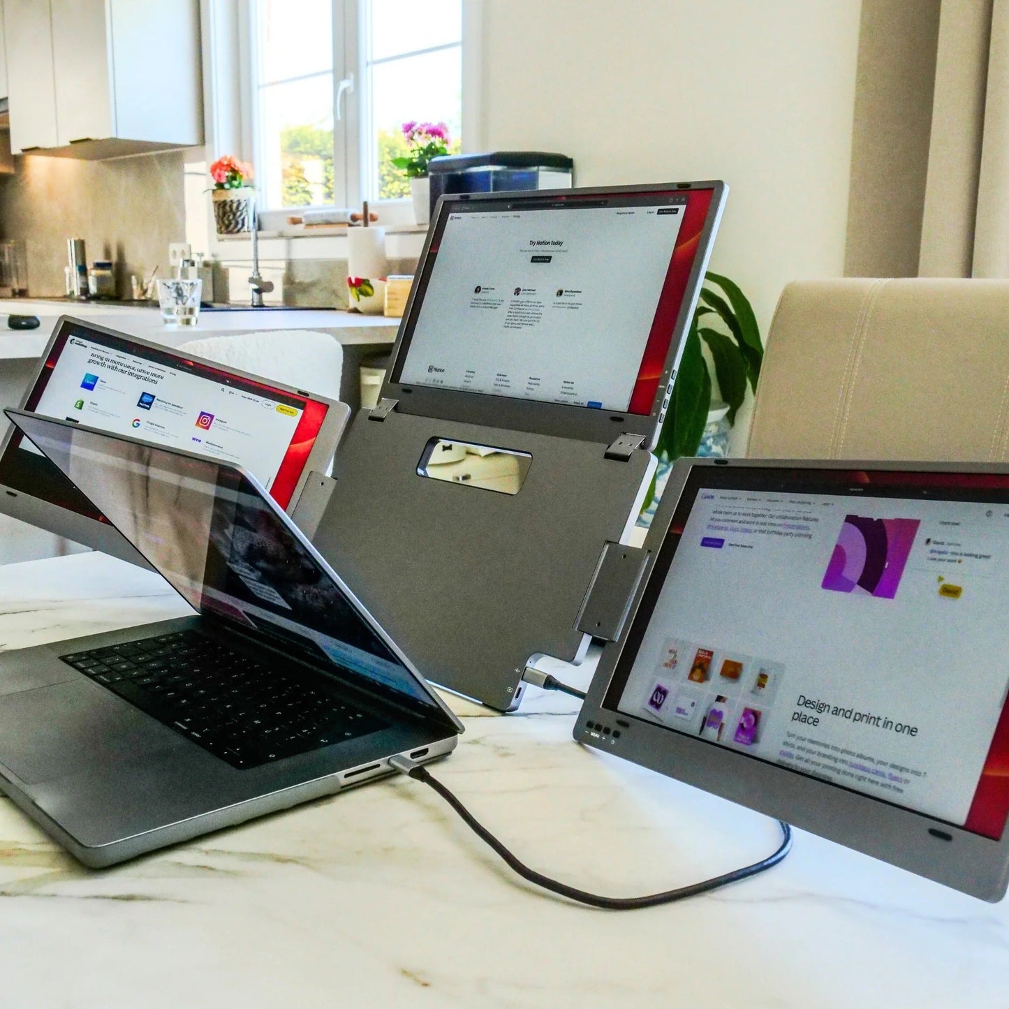 Dual Screen Extender for Laptop – Full HD, Portable and Practical