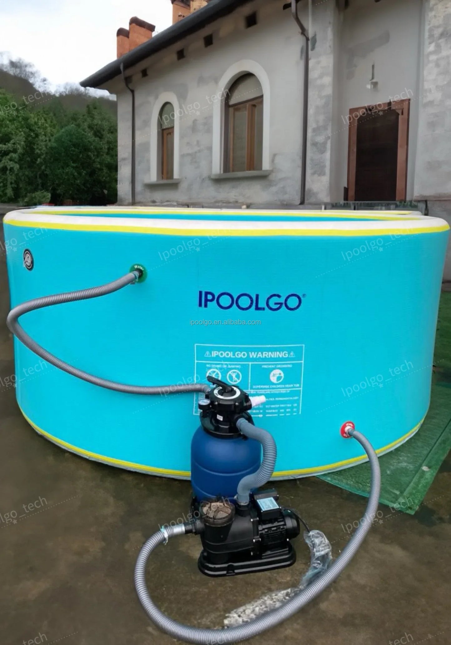 Giant Inflatable Pool Oasis Família Max – 12.000 Liters